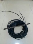 wire rope import 4x6mm black nylon. seling hitam import